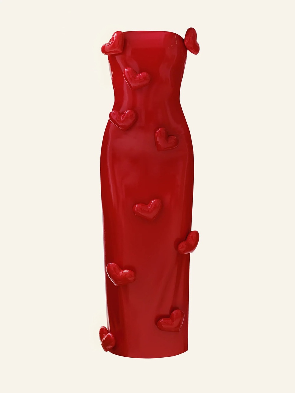 CULTNAKED Love Killa dress in Red Patent